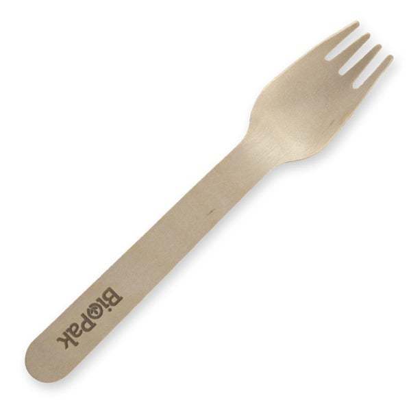 16cm Wooden Fork - BioPak