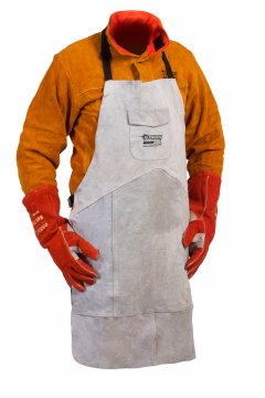 FUSION' Leather Welders Apron, Kevlar Stitched, Size Large - Esko