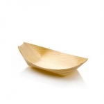 Pine boat 11 x 5.5 x 1.5cm Small, Pack 100 - Vegware