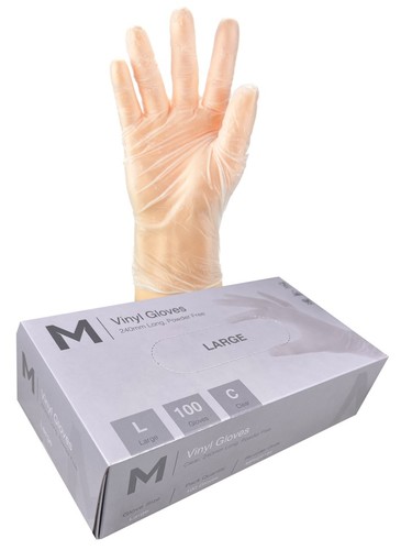 Vinyl Gloves PowderFree LARGE- Matthews