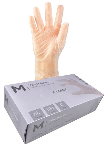 Vinyl Gloves PowderFree X-LARGE- Matthews